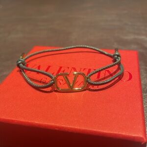 Valentino - Green Leather Bracelet